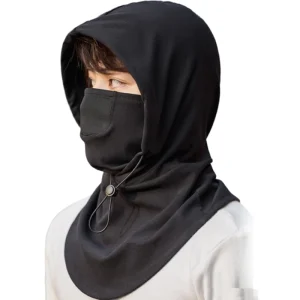 Winter Cycling Face Cover | Hooded Mask with Neck Protection