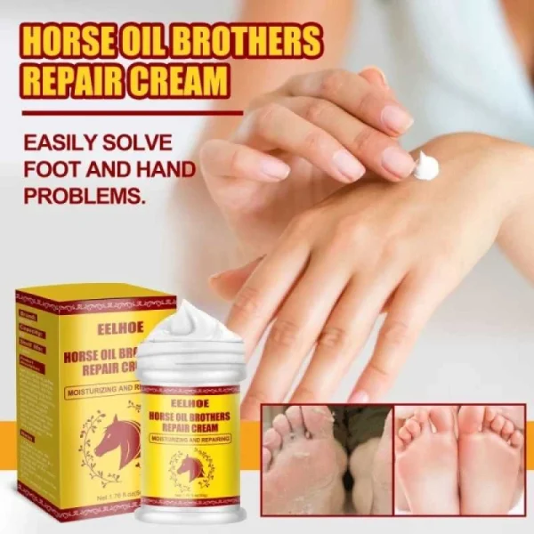 হাত ও পায়ের যত্নে – HORSE OIL BROTHERS REPAIR CREAM - Image 2